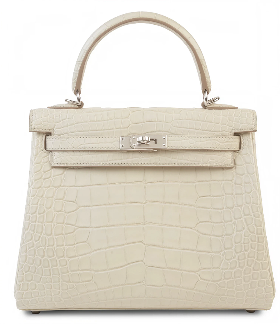 Kelly 25 in Matte Alligator 
