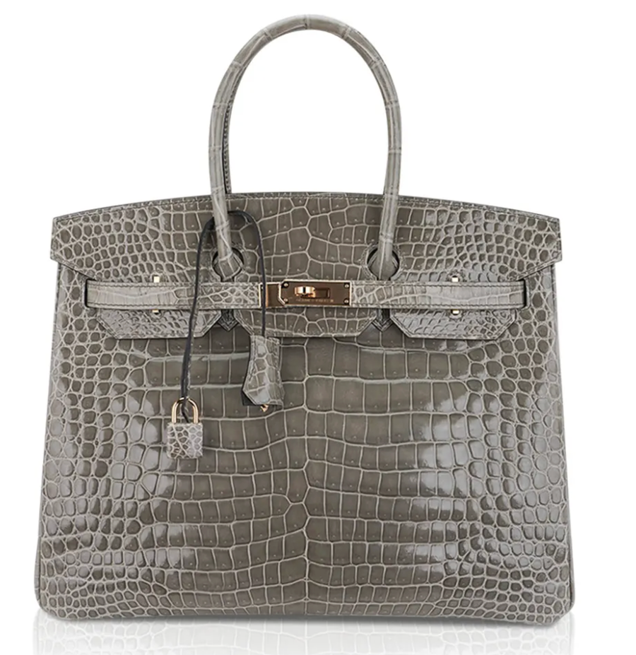 Birkin 35 in Porosus Crocodile