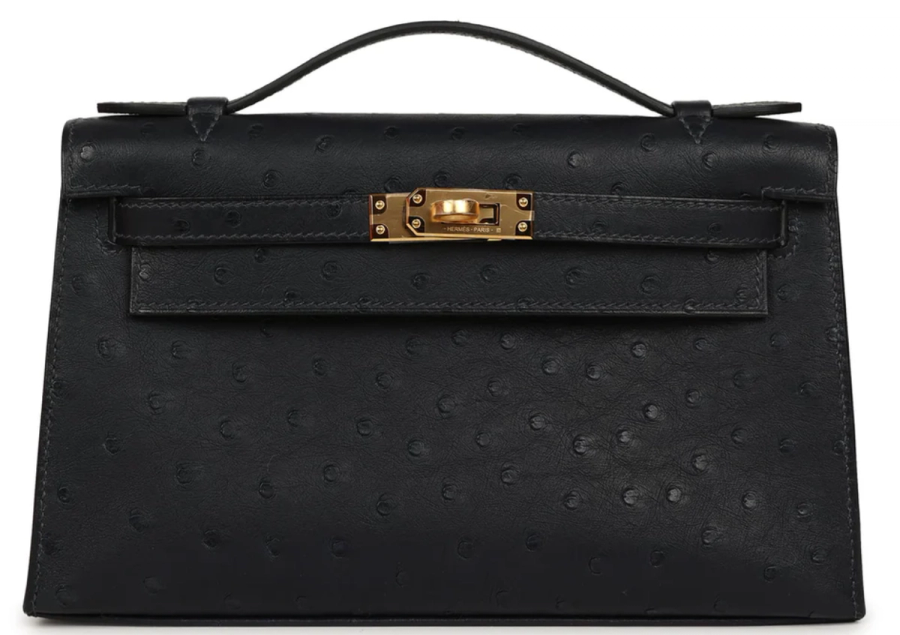 Kelly Pochette in Ostrich