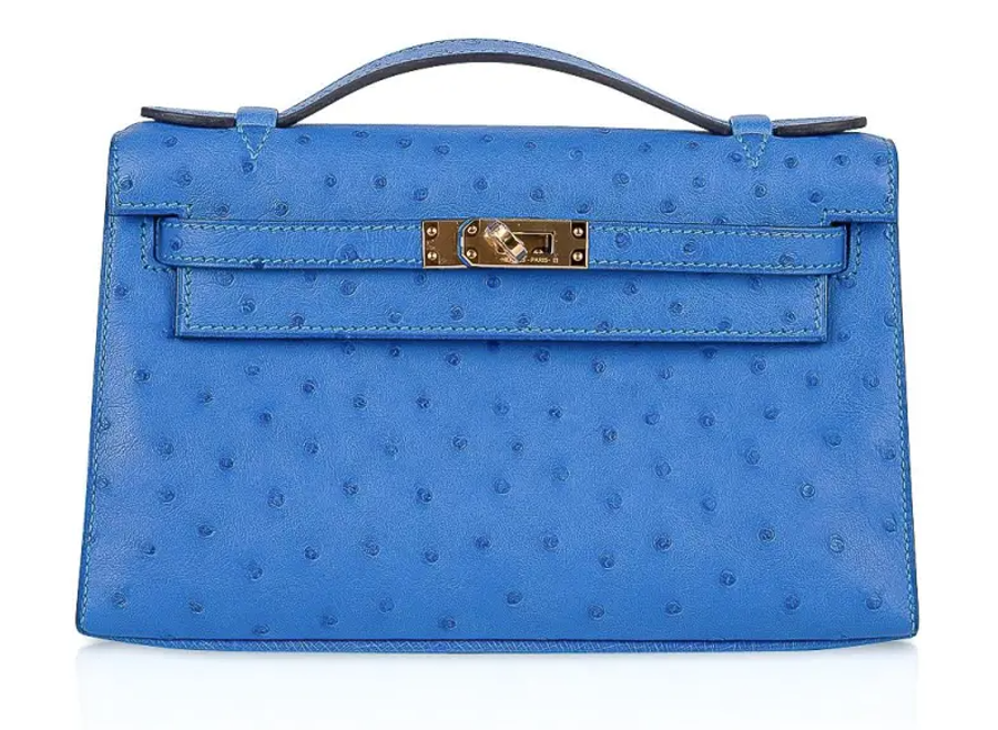 Kelly Pochette in Ostrich