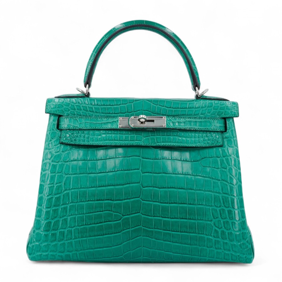 Kelly 28 in Matte Crocodile Niloticus