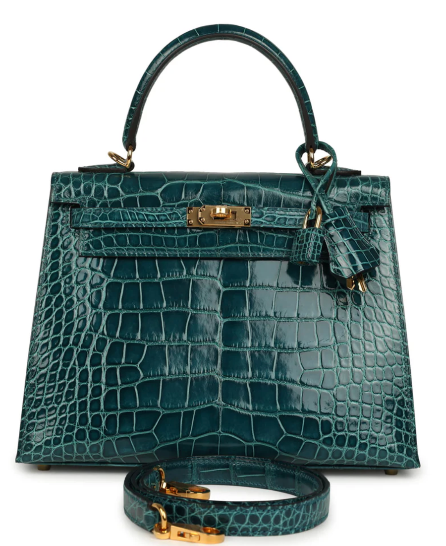 Kelly 25 in Shiny Alligator