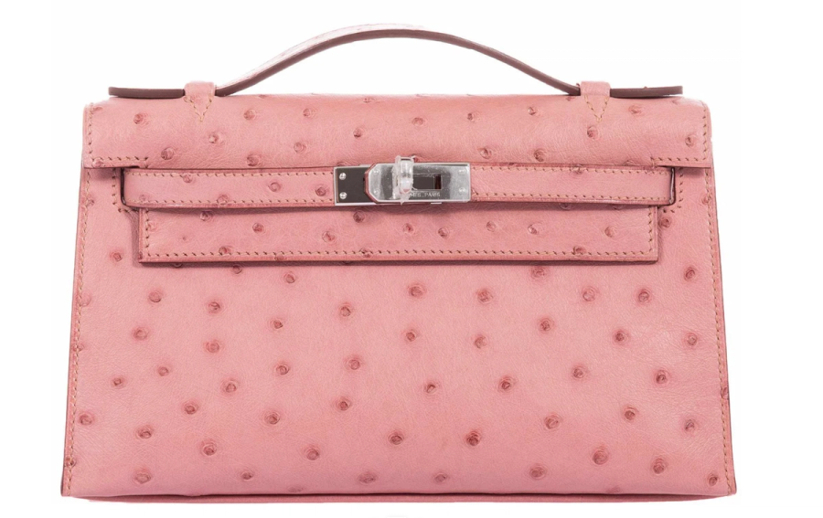 Kelly Pochette in ostrich