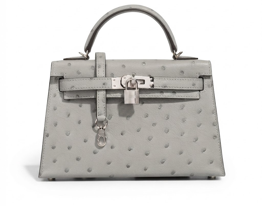 Mini Kelly in Ostrich