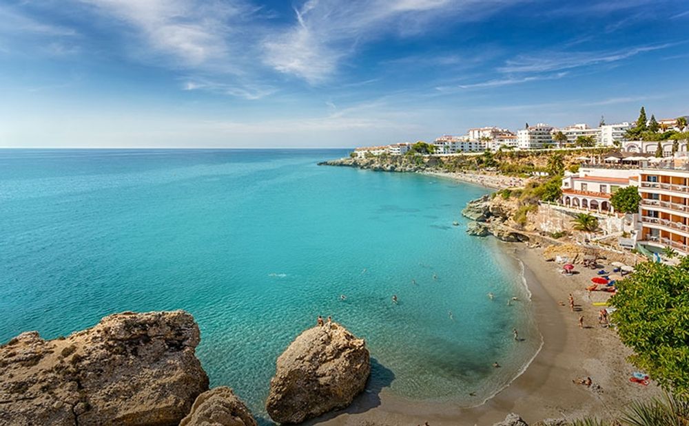 Idylliska Playa del Sal&oacute;n i Nerja blev 5 oktober sk&aring;deplats f&ouml;r ett tragiskt d&ouml;dsfall.
