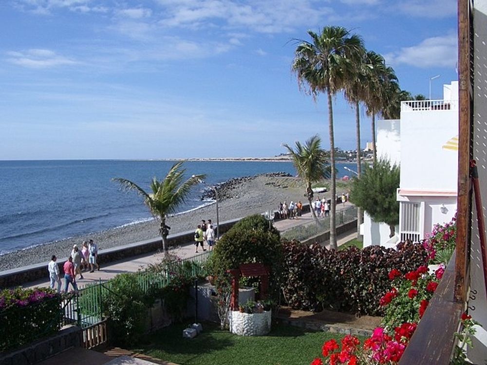 Stranden vid Playa del Ingl&eacute;s.