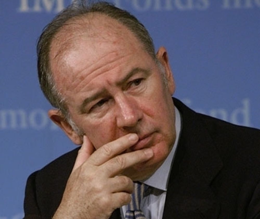 Rodrigo Rato st&aring;r inf&ouml;r sin tredje r&auml;tteg&aring;ng. Foto: International Monetary Fund