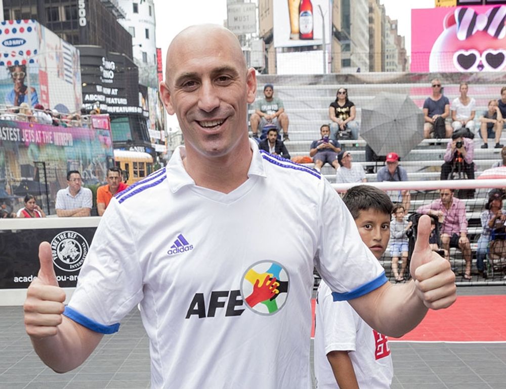 Arkivbild p&aring; Luis Rubiales.