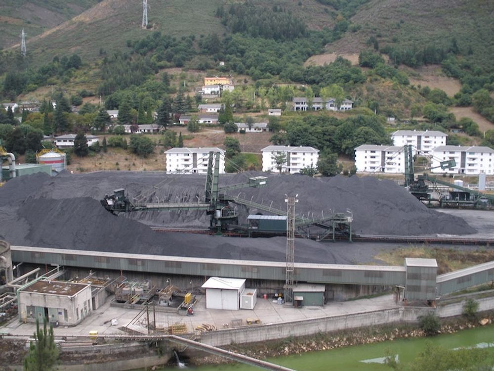 Kolkraftverket i Narcea i Asturien, &auml;r ett av sju spanska kolkraftverk som l&auml;gger ned sin verksamhet denna vecka.