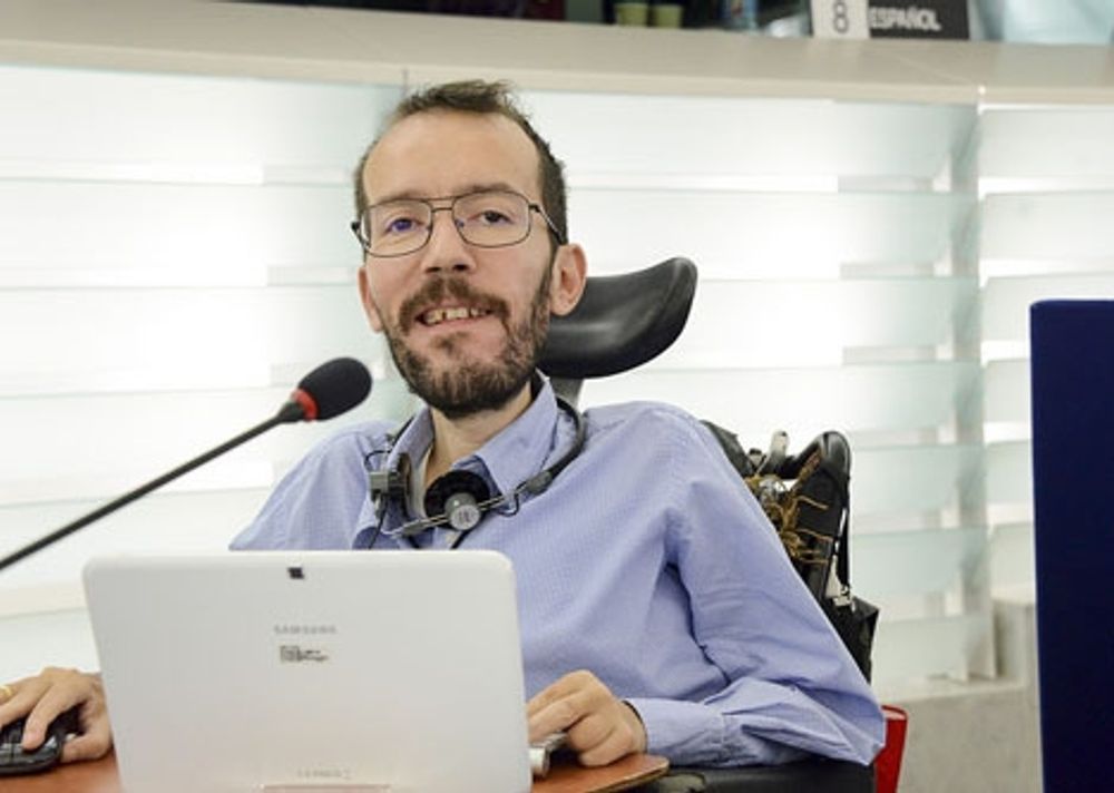 Pablo Echenique &auml;r tidigare EU-ledamot och n&auml;st h&ouml;gste ledaren i Podemos. Foto: GUE/NGL