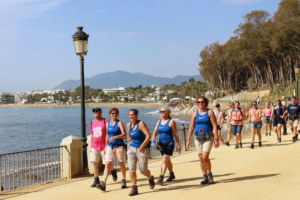 &Aring;rets vandringsfestival kommer inkludera kv&auml;llsn&ouml;jen. Foto: Marbella 4Days Walking