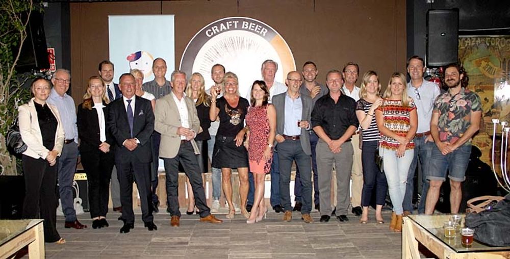 Svensk-Spanska Handelskammarens delegation i Andalusien arrangerade 7 maj ett bes&ouml;k p&aring; &ouml;lbryggeriet Catarina Craft Beer, i Marbella. Foto: Richard Bj&ouml;rkman/Sydkusten