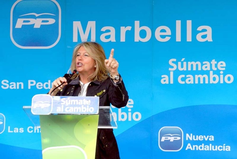 Marbellas borgm&auml;stare &Aacute;ngeles Mu&ntilde;oz (PP) har &auml;rvt m&aring;ngmiljonskulder fr&aring;n GIL-tiden.