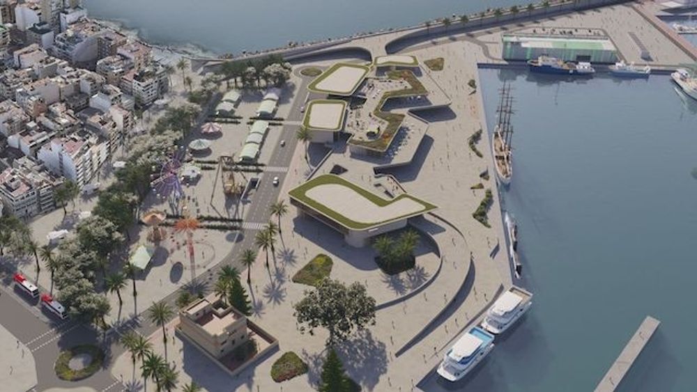 Skiss av det projekterade n&ouml;jesomr&aring;det &rdquo;Puerto de Torrevieja&rdquo;.