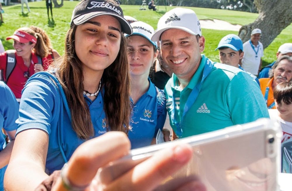 Sergio Garc&iacute;a &auml;r dubbel titelf&ouml;rsvarare och tillsammans med landsmannen Jon Rahm det stora affischnamnet i Estrella Damm N.A. Andaluc&iacute;a Masters. Foto: Bosco Martin
