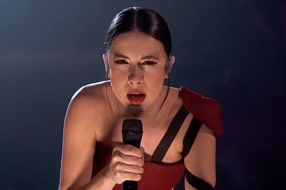 Blanca Paloma slutade fyra i f&ouml;rra &aring;rets Benidorm Fest. Foto: RTVE