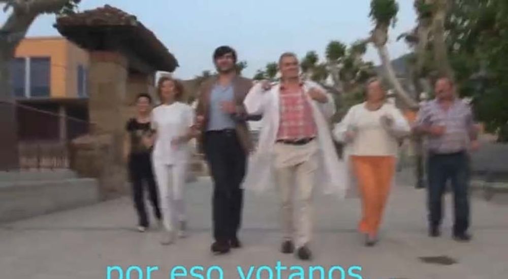 Kampanjvideo f&ouml;r PP:s borgm&auml;starkandidat Rub&eacute;n Garrido, i Oy&oacute;n (&Agrave;lava).