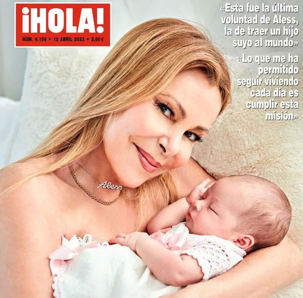 F&ouml;r andra veckan i rad figurerar Ana Obreg&oacute;n p&aring; omslaget av tidningen Hola.