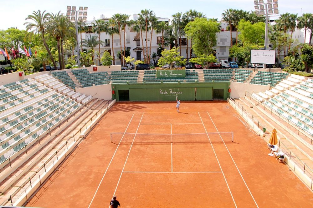 Tennisklubben i Puente Romano har inhyst ett flertal internationella t&auml;vlingar tidigare.