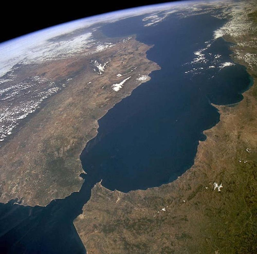 Skalvet intr&auml;ffade i Mar de Albor&aacute;n, mellan Spanien och Marocko.