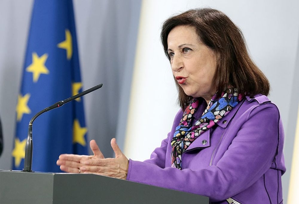 Spaniens f&ouml;rsvarsminister Margarita Robles.