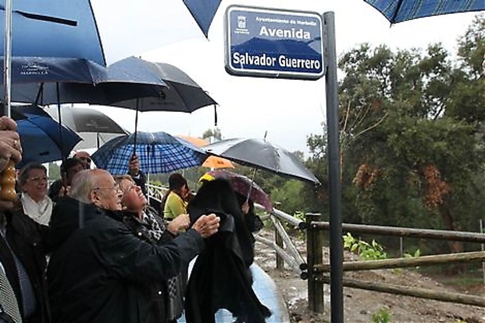 F&ouml;r tv&aring; &aring;r sedan fick Salvador Guerrero den nya avenyn i Marbella uppkallad efter sig. I l&ouml;rdags somnade han in.