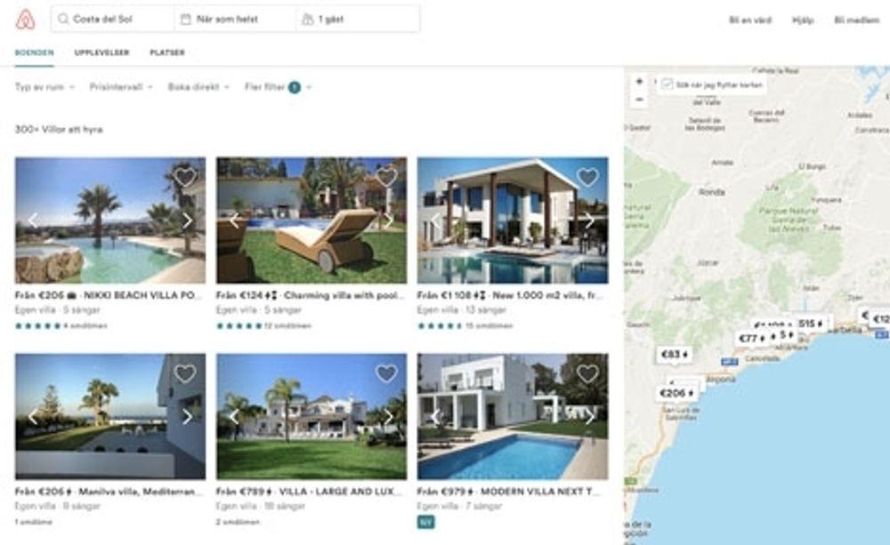 Omkring en tredjedel av det tidigare utbudet av privata hyresobjekt i Andalusien har s&aring;llats bort fr&aring;n Airbnb.