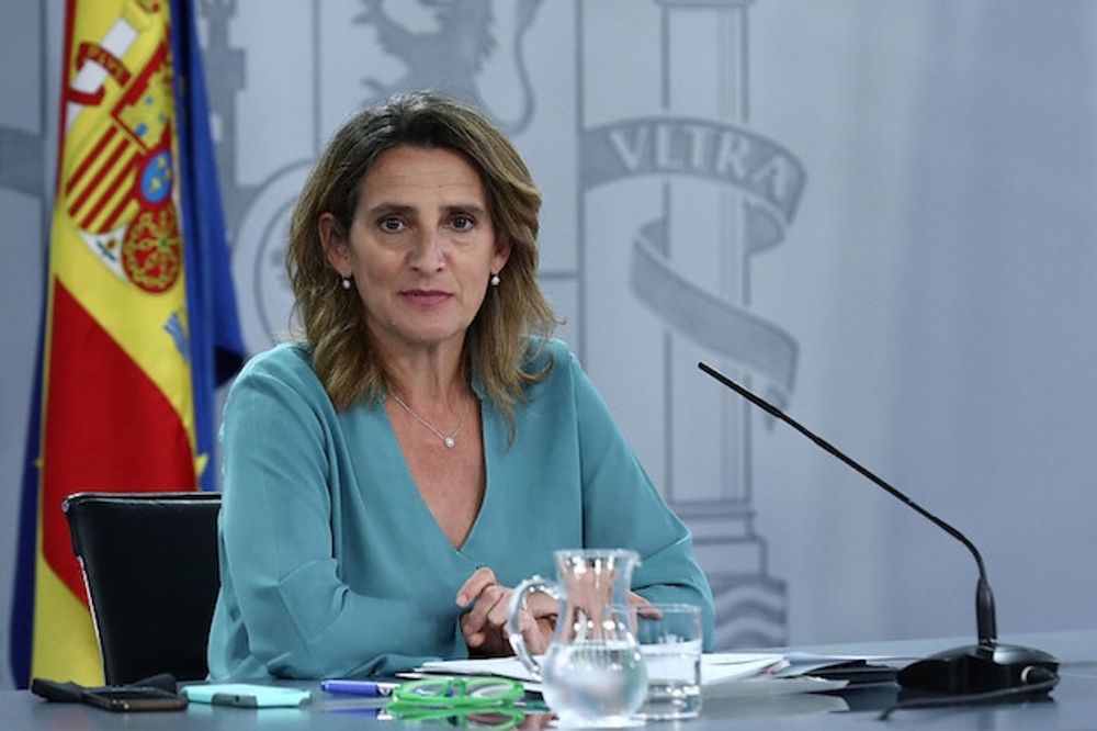 Spaniens energiminister Teresa Ribera.