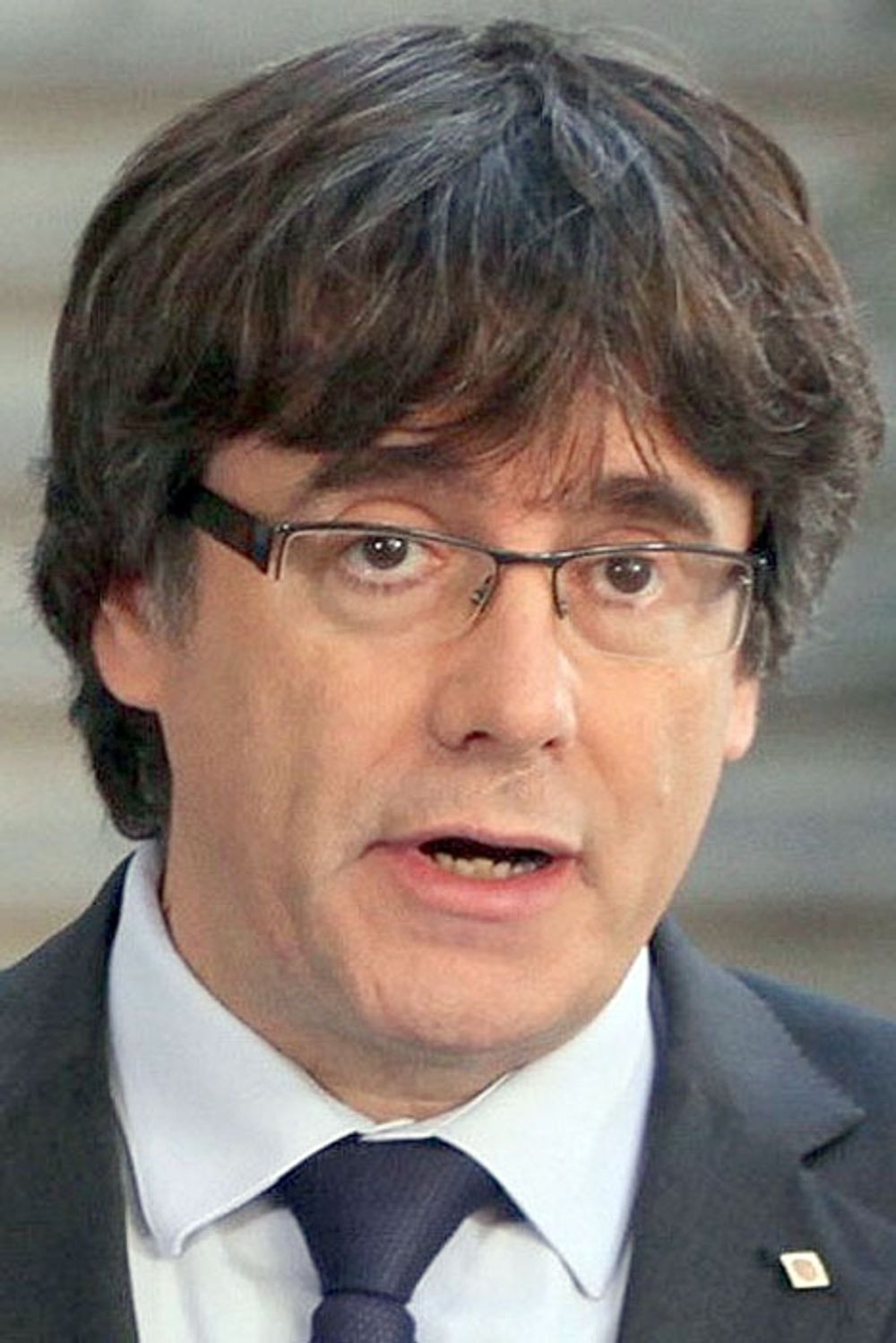 Carles Puigdemont fick det hett om &ouml;ronen i K&ouml;penhamns universitet. Foto: Generalitat de Catalunya
