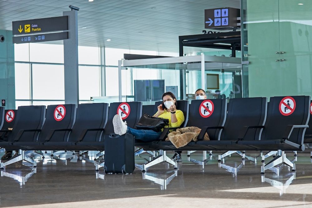 Antalet flygpassagerare i Spanien minskade med drygt 72 procent under 2020.
