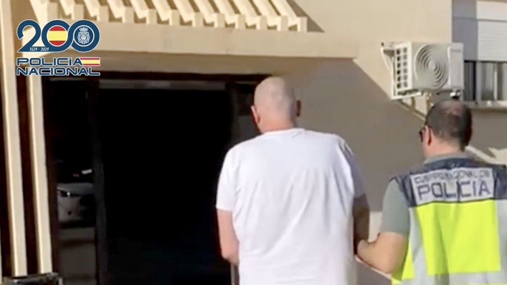 Den gripne uppges tidigare vara d&ouml;md b&aring;de i Sverige och Spanien f&ouml;r sexuella &ouml;vergrepp mot barn. Foto: Polic&iacute;a Nacional