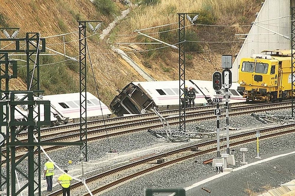 Sammanlagt omkom 80 m&auml;nniskor och 145 skadades vid Alvia-olyckan den 24 juli 2013. Foto: Contando Estrelas