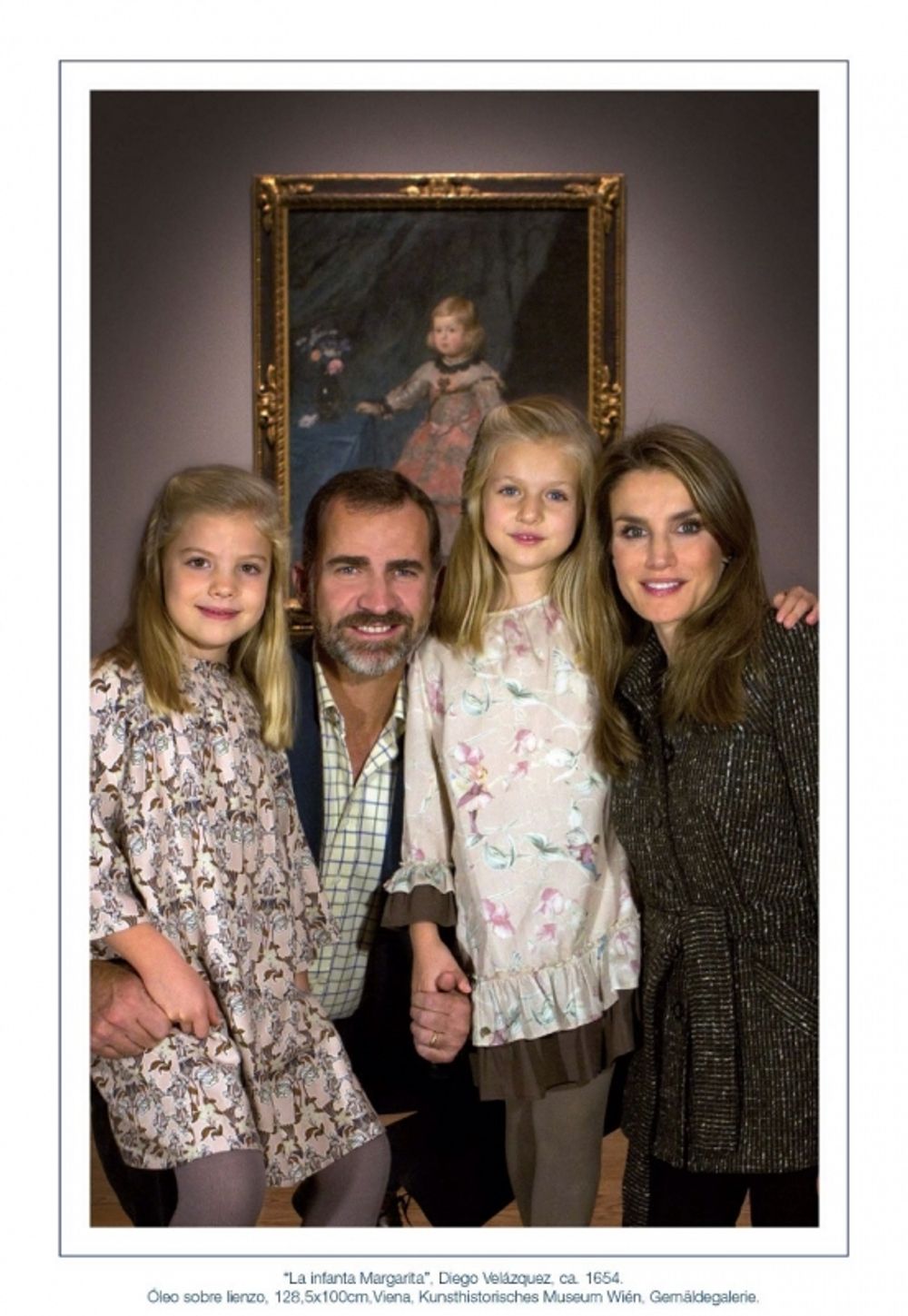 &Aring;rets julkort med kronprinsfamiljen. Foto: Casa de S.M. el Rey