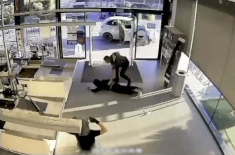 R&aring;narna ertappades i en livsmedelsbutik i Co&iacute;n. Foto: Guardia Civil