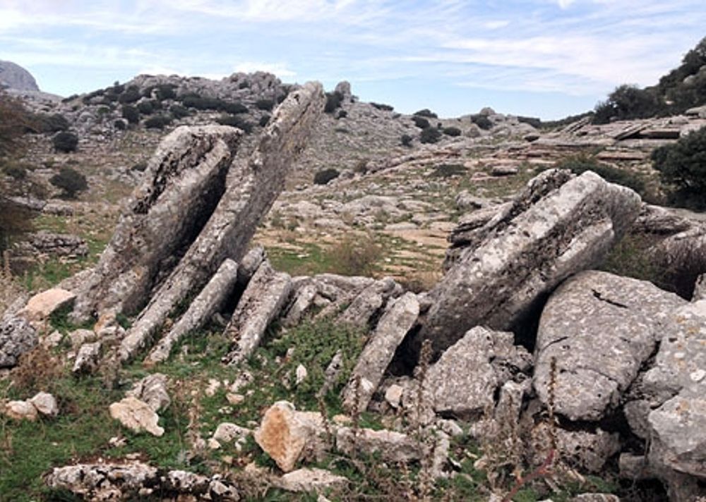 El Torcal &auml;r ett bergsmassiv som ligger s&ouml;der om Antequera och best&aring;r av fantastiska klippformationer.