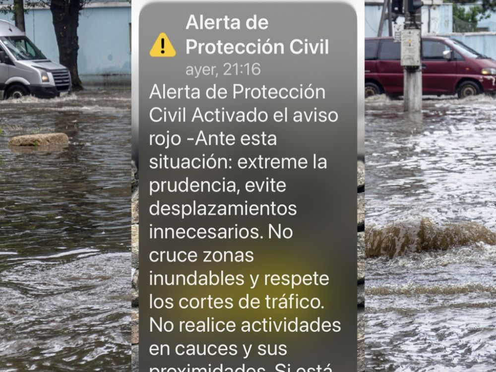 N&ouml;dmeddelandet skickades ut till 27 kommuner p&aring; v&auml;stra Costa del Sol. (Arkivbild Depositphotos/ES-Alert)