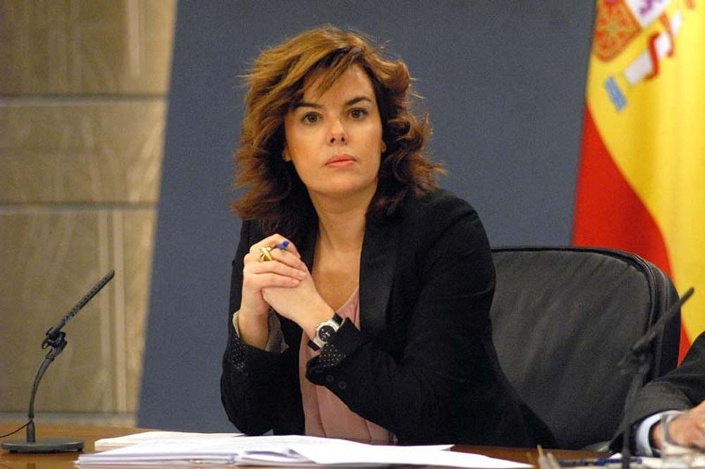 Vice regeringschefen Soraya S&aacute;ez de Santamar&iacute;a har lett utarbetningen av lagf&ouml;rslaget. Foto: La Moncloa