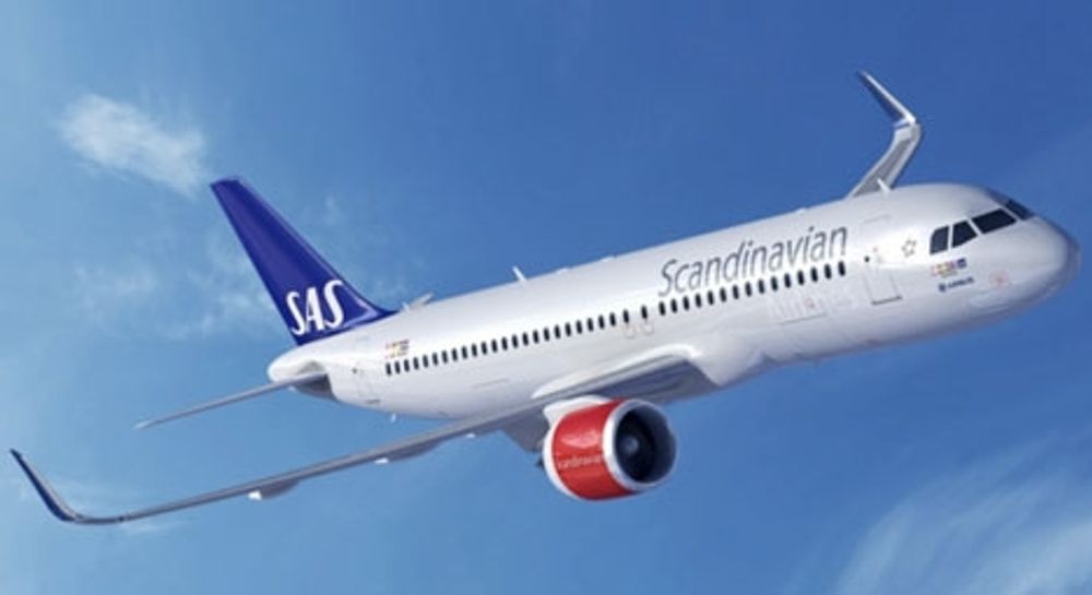 SAS kommer att flyga tv&aring; g&aring;nger i veckan mellan Skellefte&aring; och M&aacute;laga, med fabriksny A320neo. Foto: SAS