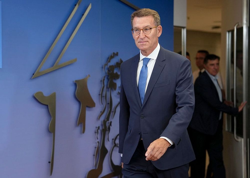 Gott om tid att f&ouml;rhandla kanske &auml;nd&aring; inte &auml;r ett &ouml;nskel&auml;ge f&ouml;r kandidaten till regeringschef Alberto N&uacute;&ntilde;ez Feij&oacute;o. Foto: PP