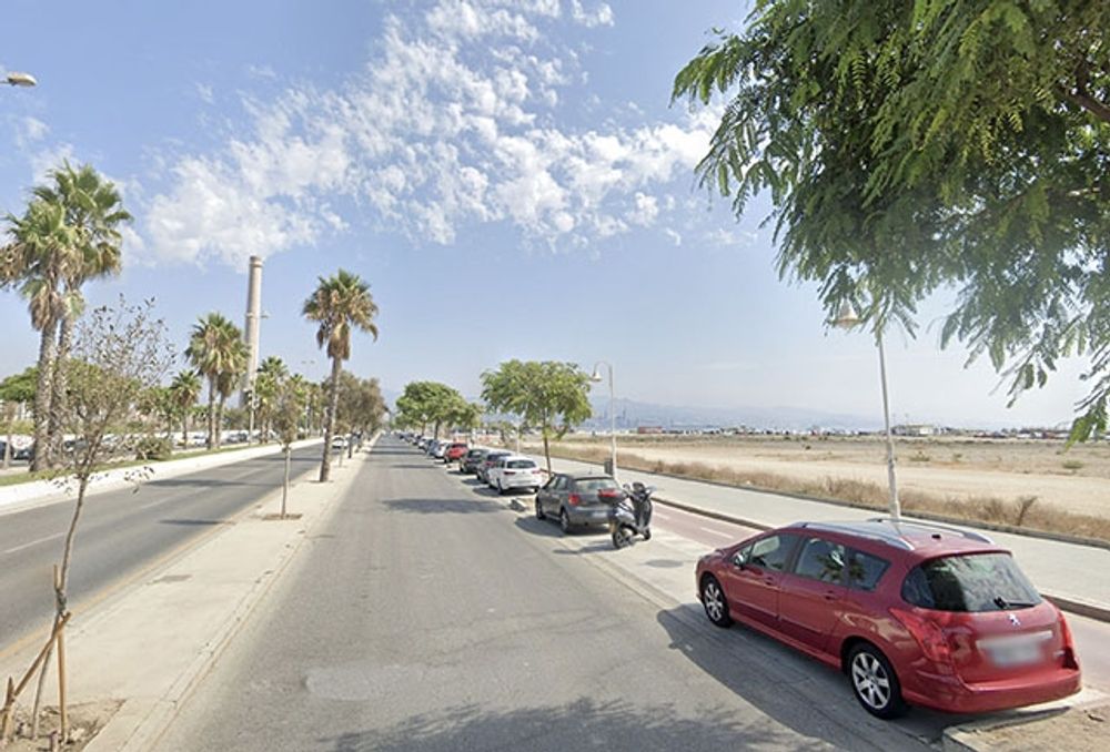 Trots att Sacaba Beach annonserats som sk&aring;deplats f&ouml;r Andaluc&iacute;a BIG Festival avsl&ouml;jar tidningen El Diario att arrang&ouml;rerna aldrig ens ans&ouml;kt om att f&aring; h&aring;lla till i omr&aring;det. Foto: Google Maps