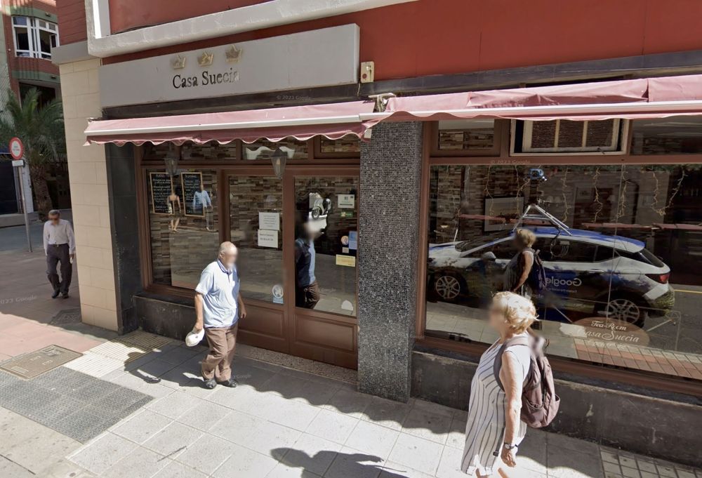 Konditoriet i Las Canteras grundades p&aring; 1960-talet och &auml;gdes under de f&ouml;rsta tjugo &aring;ren av svenska familjer. Foto: Google Maps