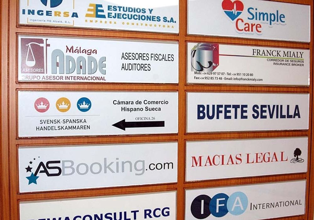 Svensk-Spanska Handelskammarens andalusiska delegation fick f&ouml;r en eftermiddag egen representation i Regus kontorscenter i Marbella.