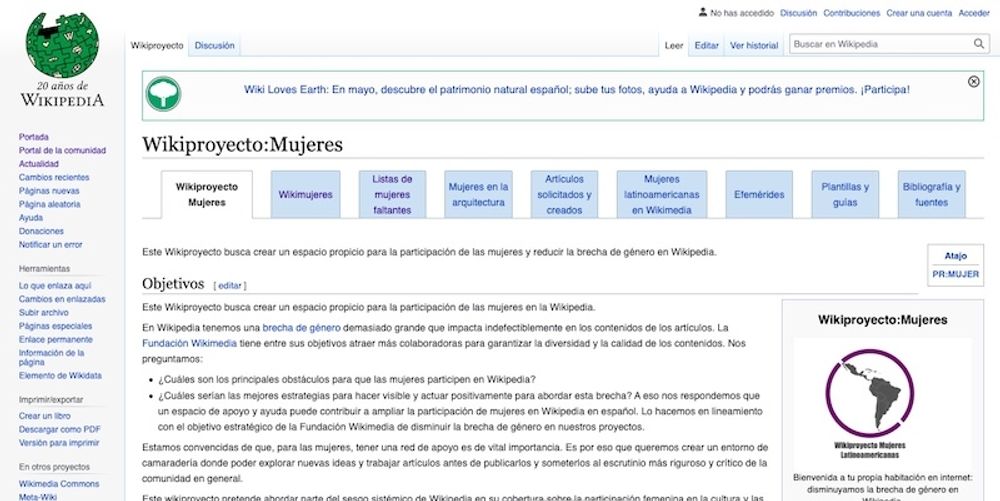 Medvetenheten om den kvinnliga fr&aring;nvaron p&aring; wikipedia &auml;r stor, men &auml;r trots det en h&aring;rd knut att l&ouml;sa. Foto: Wikipedia