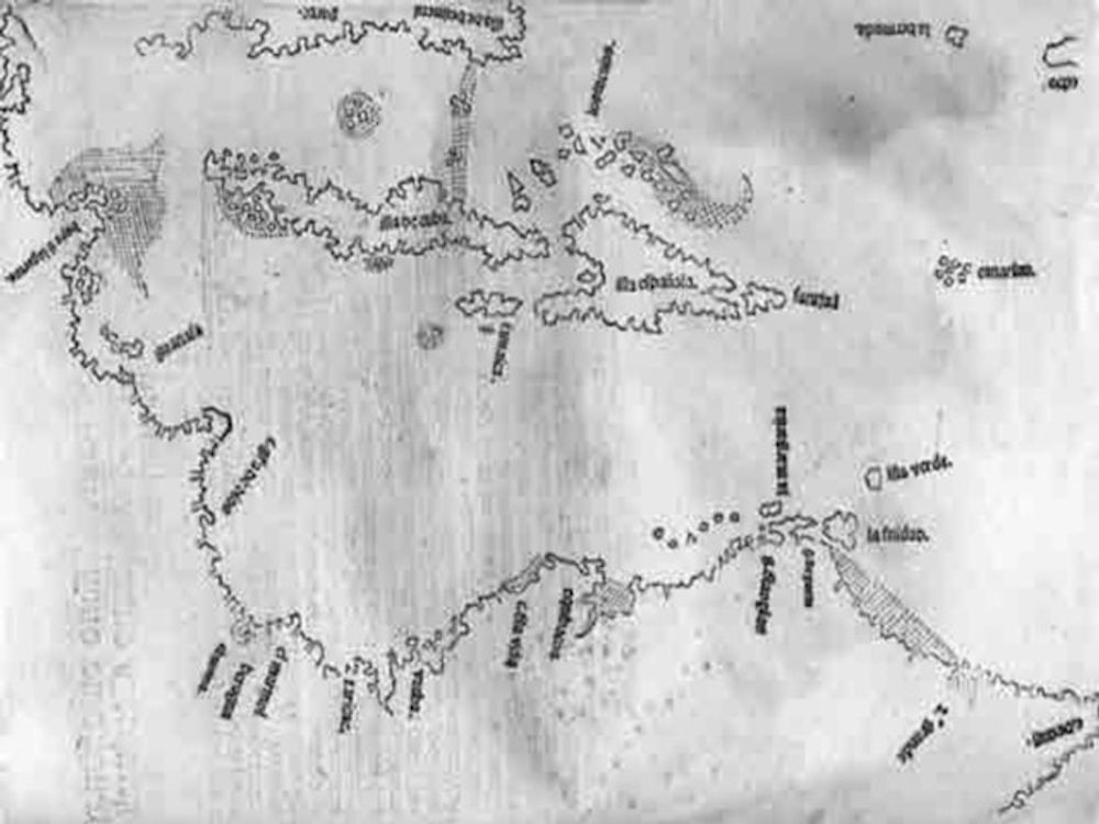 Den stulna kartan fr&aring;n 1514 &auml;r den f&ouml;rsta som ritades &ouml;ver hela V&auml;stinden.