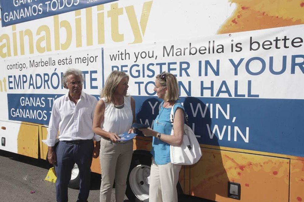 Marbella kommun hoppas &ouml;verstiga 150 000 mantalsskrivna innev&aring;nare. Foto: Ayto de Marbella