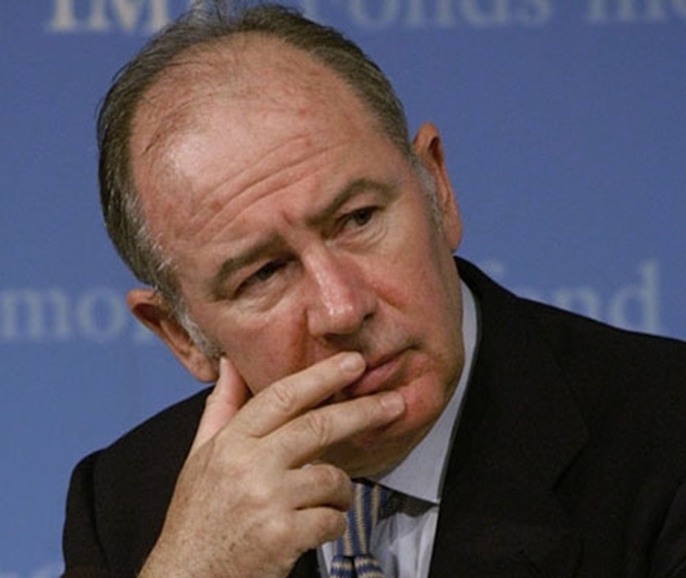 Den tidigare Bankia-direkt&ouml;ren och f&ouml;re detta finansministern Rodrigo Rato tros ej kunna undvika att tj&auml;na f&auml;ngelse. Foto: International Monetary Fund