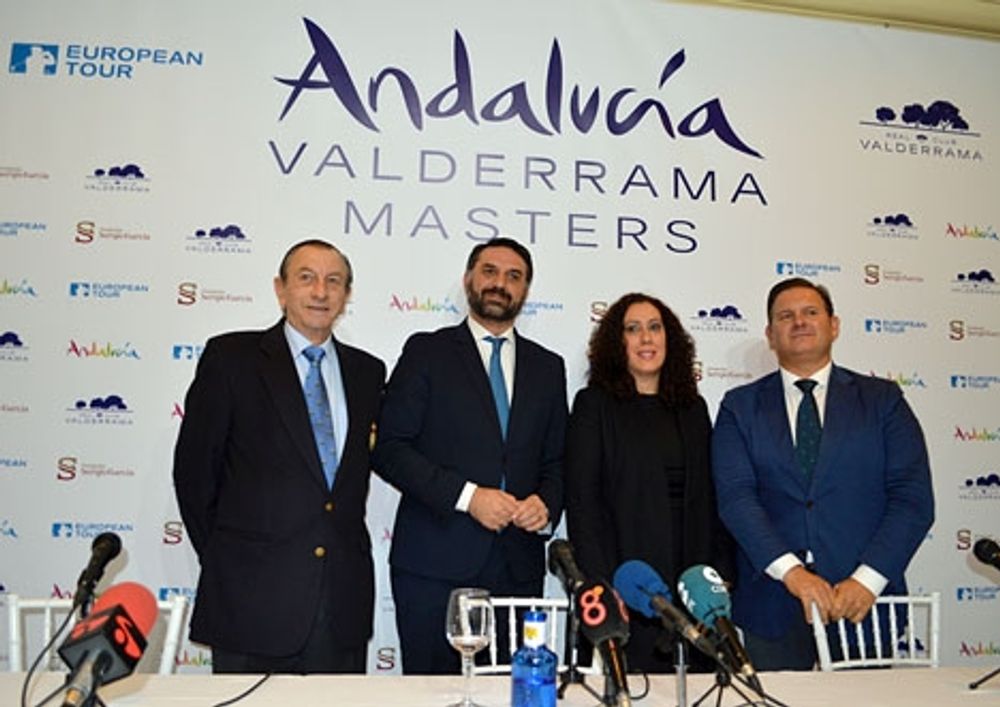 Presentation av den nya upplagan av Andaluc&iacute;a Valderrama Masters.