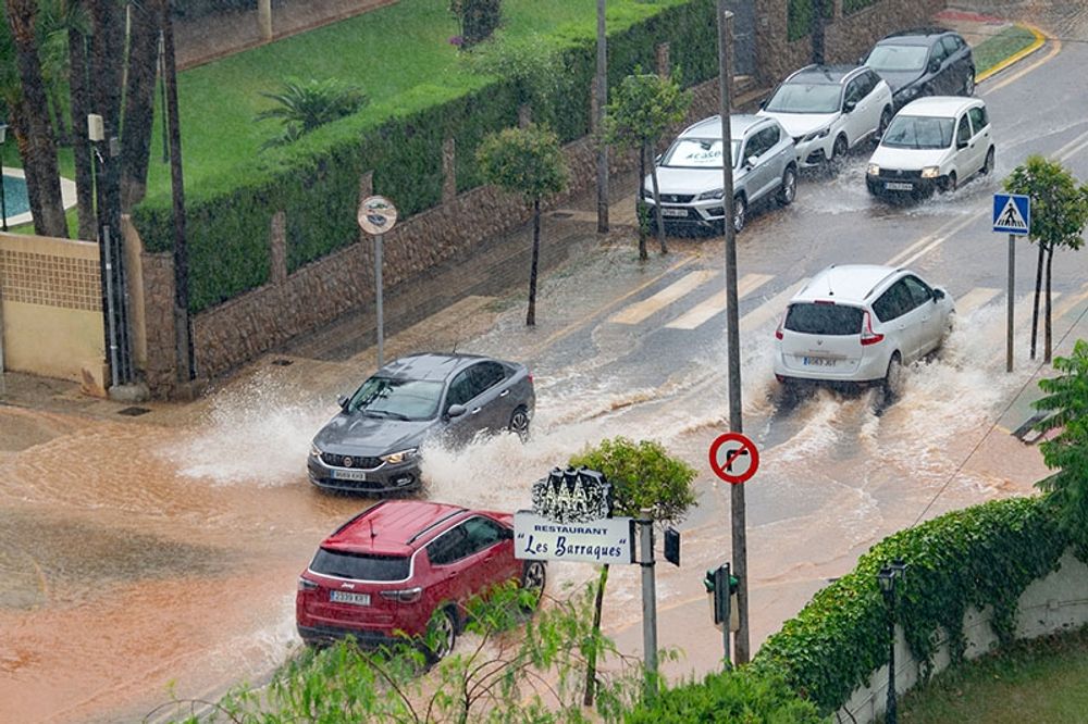 Valenciaprovinsen upplevde de st&ouml;rsta skyfallen, men m&aring;nga andra omr&aring;den p&aring; det spanska fastlandet upplevde ocks&aring; rekordstora nederb&ouml;rdsm&auml;ngder i oktober.