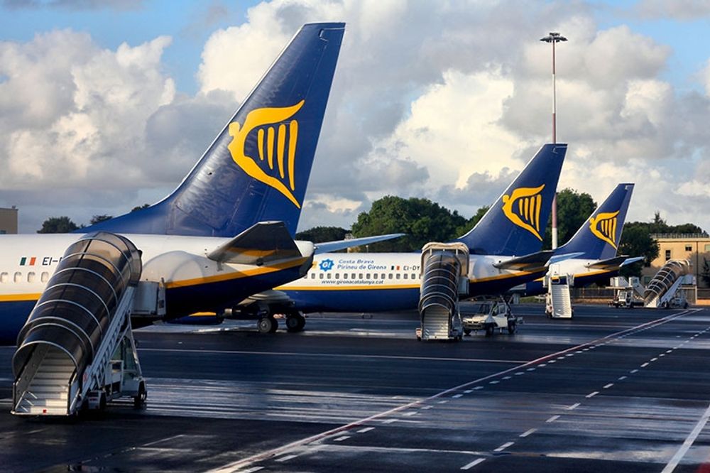 Ryanair &auml;r det bolag som bel&auml;ggs med den st&ouml;rsta andelen av boten.