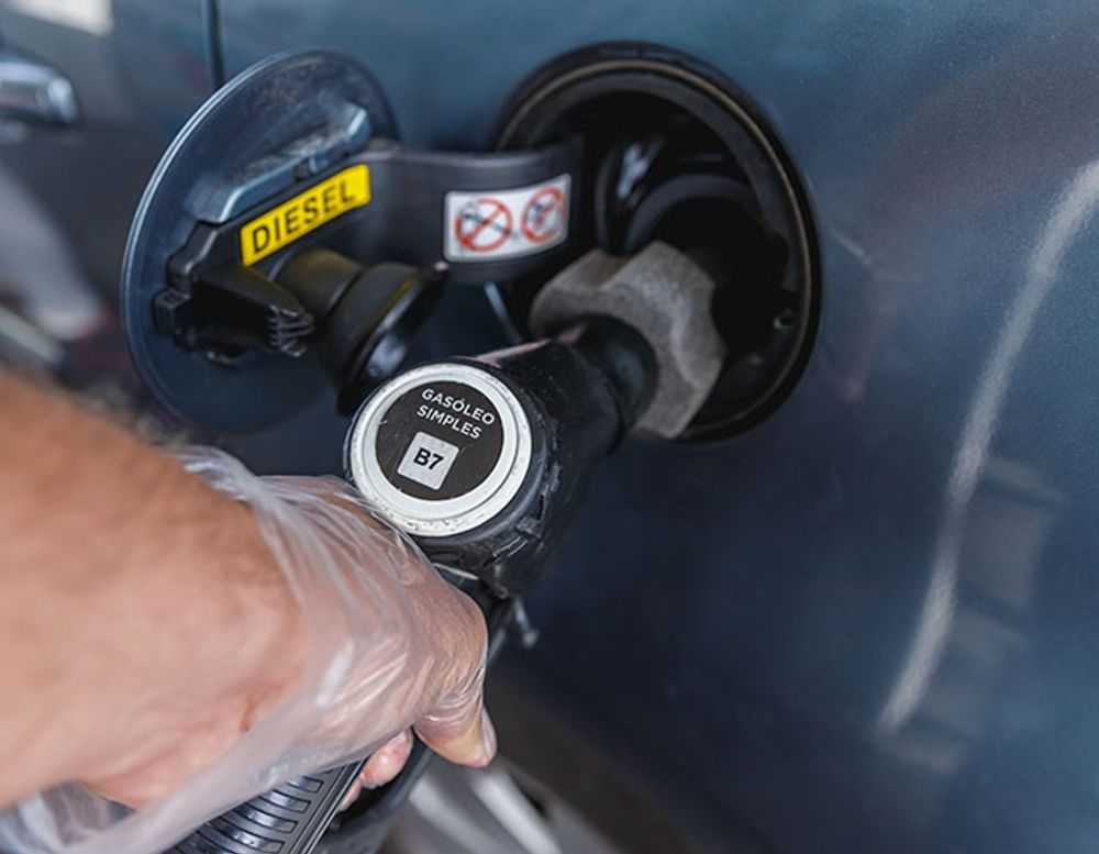 Det nya rekordpriset p&aring; diesel &auml;r 1,4 procent h&ouml;gre &auml;n f&ouml;rra veckans.
